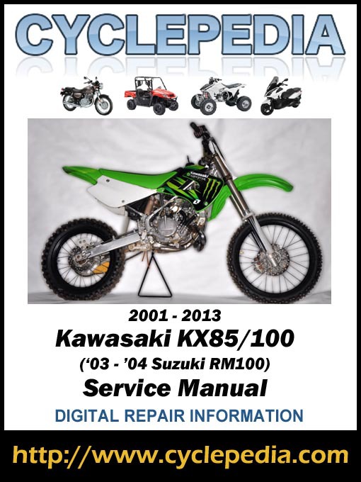Title details for Kawasaki KX85-KX100/Suzuki RM100 2001-2013 Service Manual by Cyclepedia Press LLC - Wait list